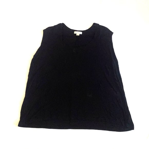 Forever 21 Black Flowy Muscle Tank + Size Medium - Picture 1 of 1